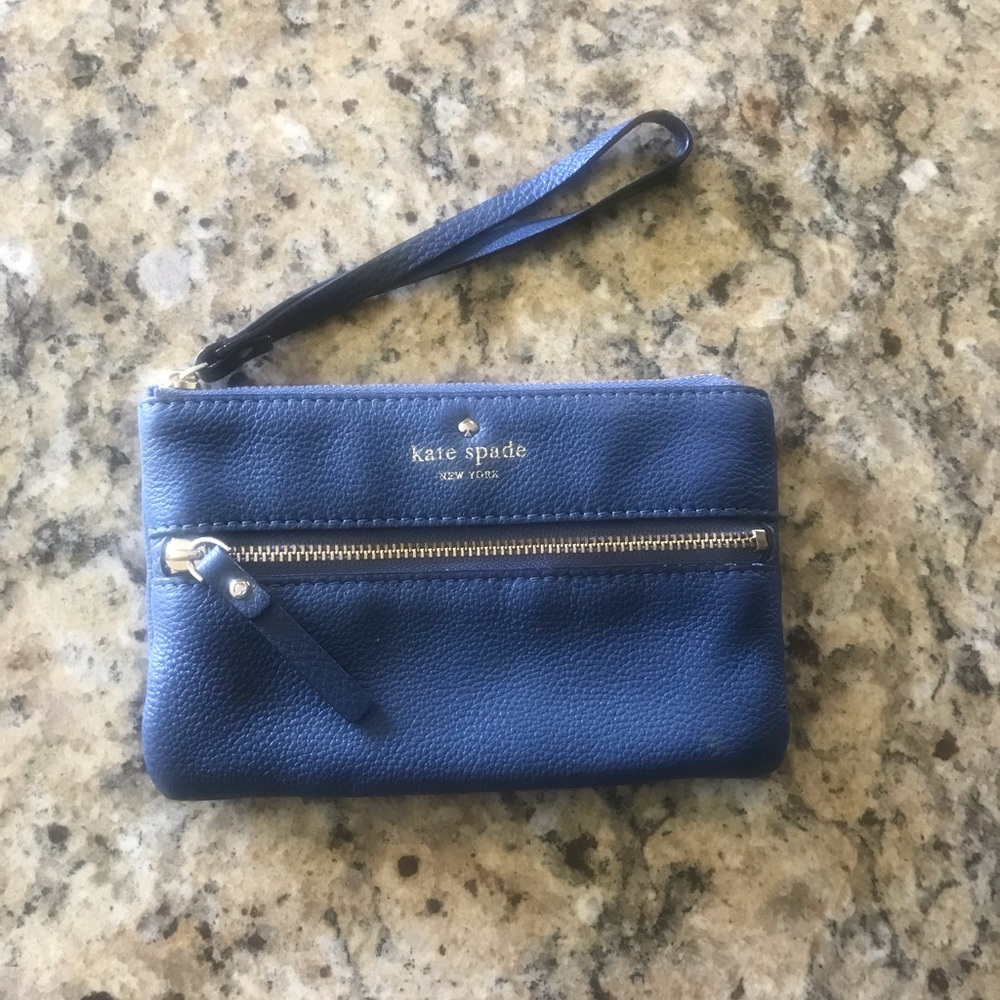 Navy Kate Spade Wristlet